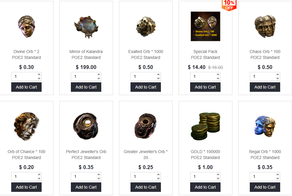 poe 2 currency g4mmo